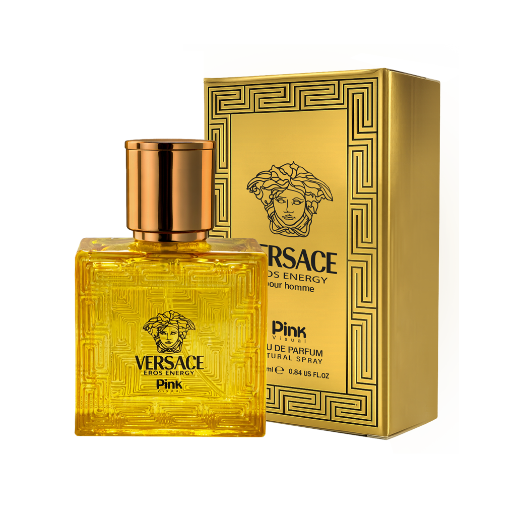 ادوپرفیوم مینیاتوری مردانه پینک ویژوآل Pink مدل ورساچه اروس انرژی Versace Eros Energy حجم 30 میلی لیتر