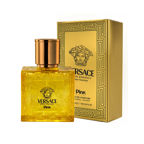 ادوپرفیوم مینیاتوری مردانه پینک ویژوآل Pink مدل ورساچه اروس انرژی Versace Eros Energy حجم 30 میلی لیتر