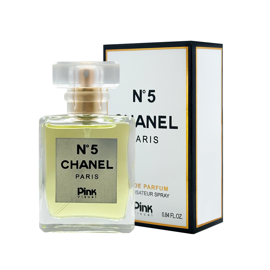ادوپرفیوم زنانه مینیاتوری پینک ویژوآل Pink مدل شنل نامبر Chanel N°5 حجم 30 میلی لیتر – New