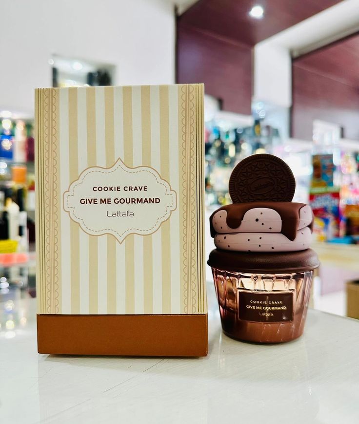 عطر ادکلن لطافه گیو می گورماند مدل (کوکی کریو) | (Lattafa Give Me Gourmand (Cookie Crave حجم 75 میل
