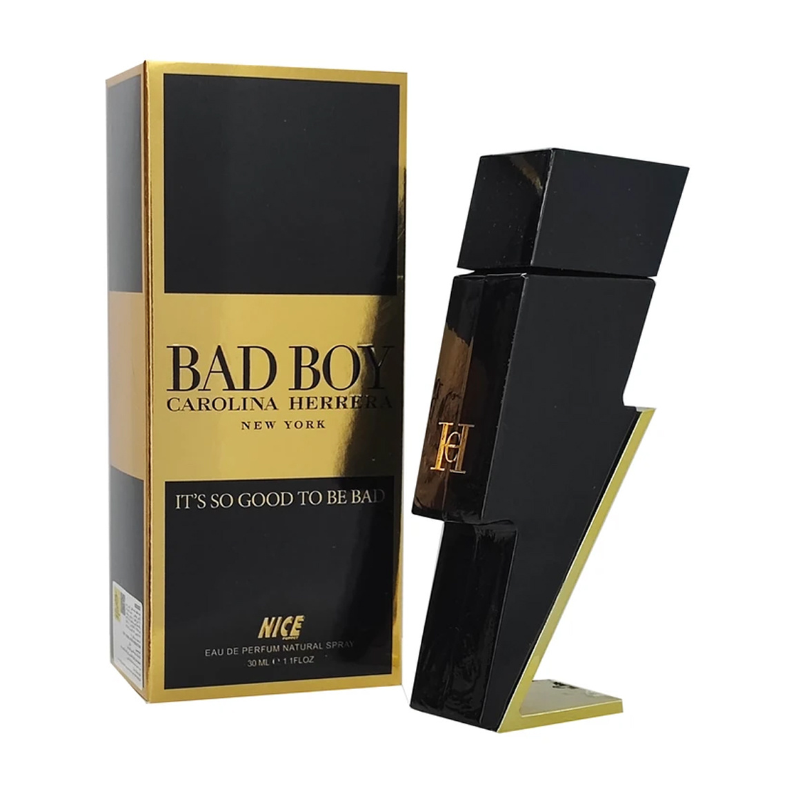 عطر جیبی مردانه نایس پاپت مدل Bad Boy حجم 30 میلی لیتر