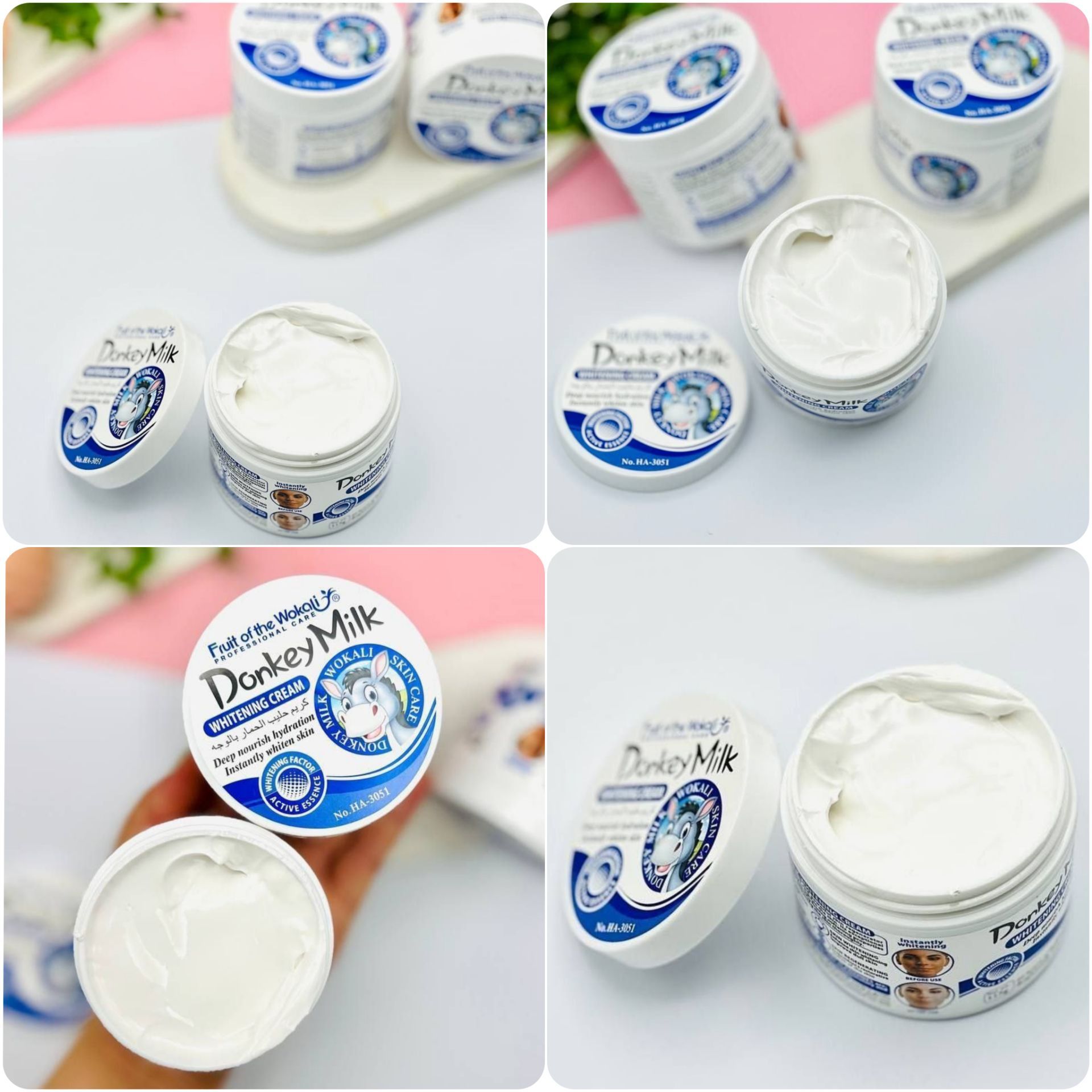 کرم روشن کننده وکالی مدل شیر الاغ Donkey Milk وزن 115 گرم