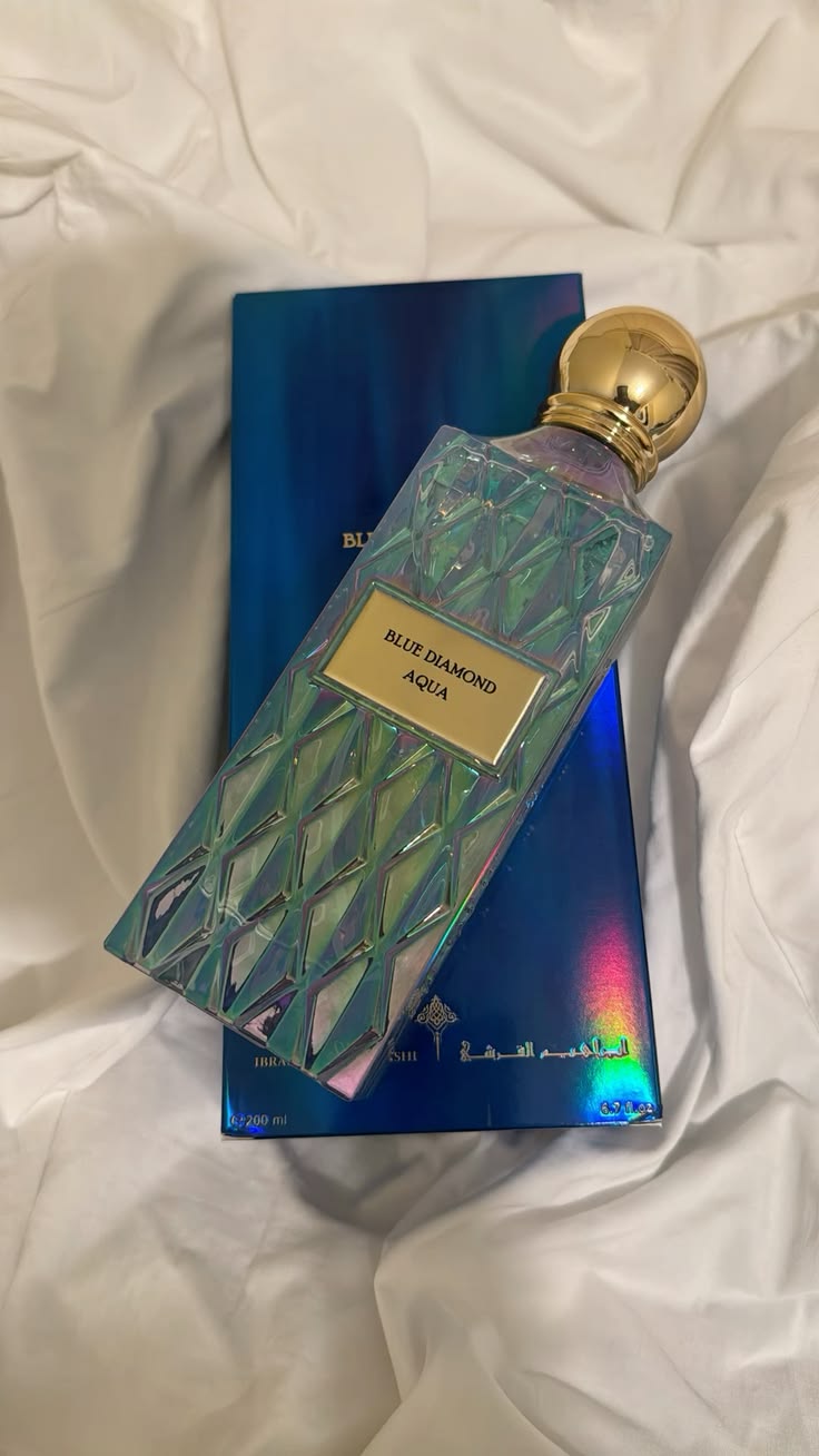 عطر Blue Diamond Aqua از برند ابراهیم القرشی حجم 200میلی لیتر