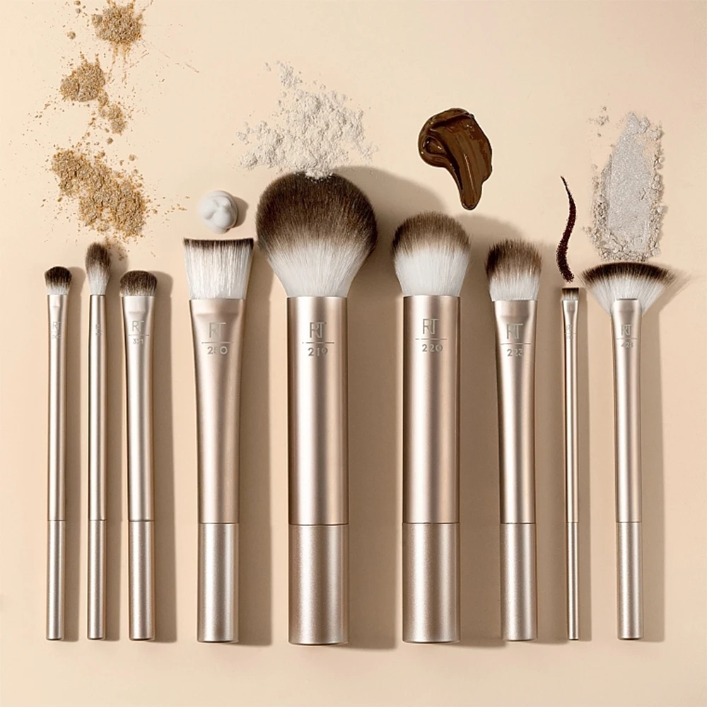 ست براش 9 تیکه ریل تکنیک مدل Au Naturale