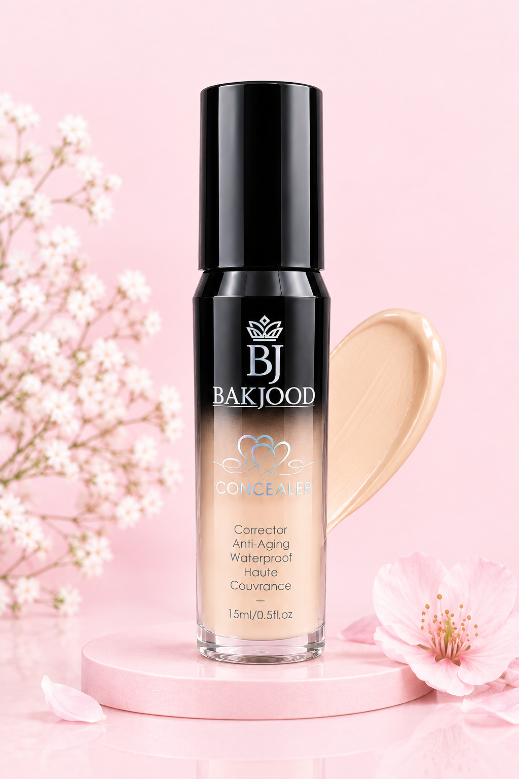 کانسیلر ضدآب و ماندگار با پوشش دهی مات و مخملی