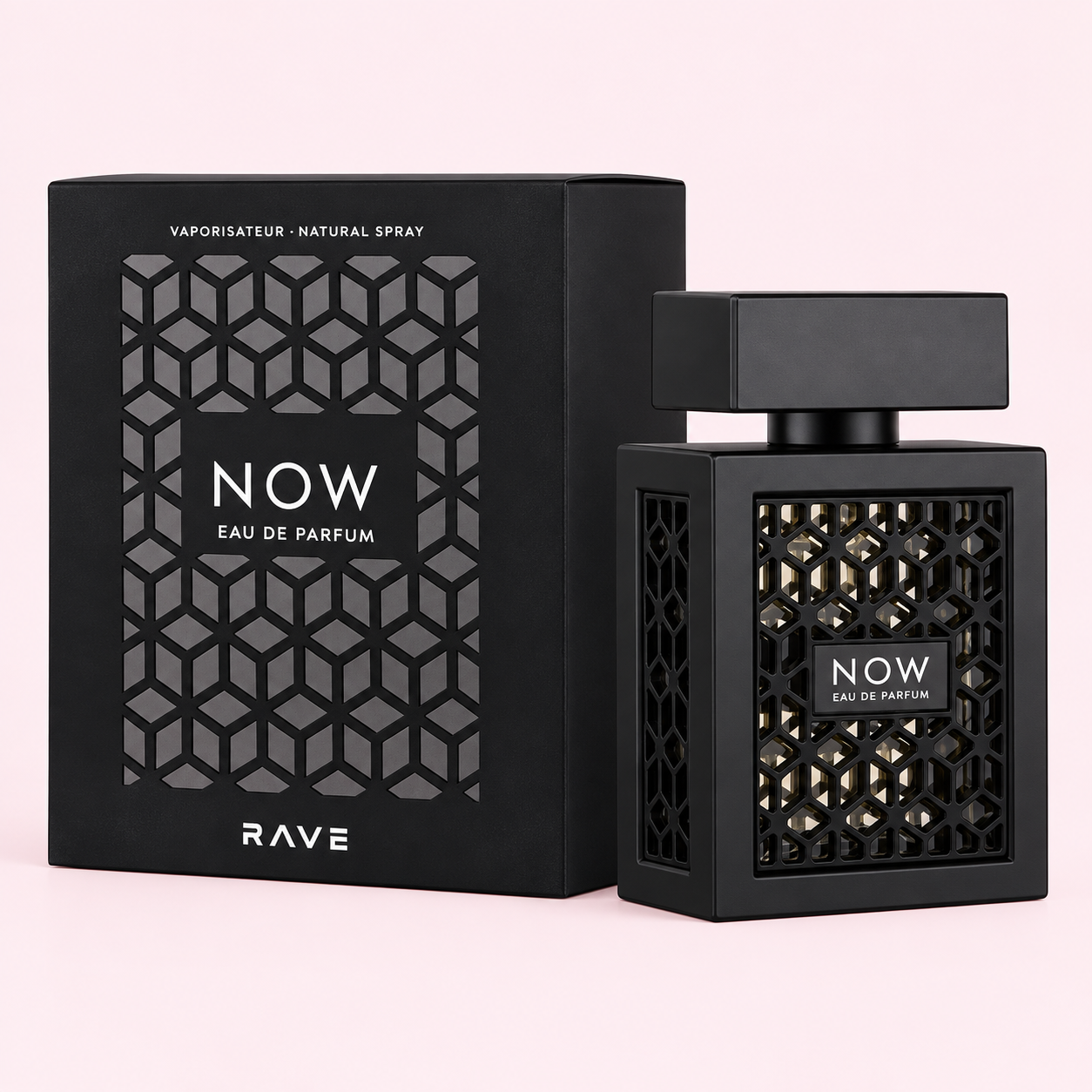 عطرادکلن نو ریو مشکی اصلی و اورجینال لطافه RAVE NOW 100ml